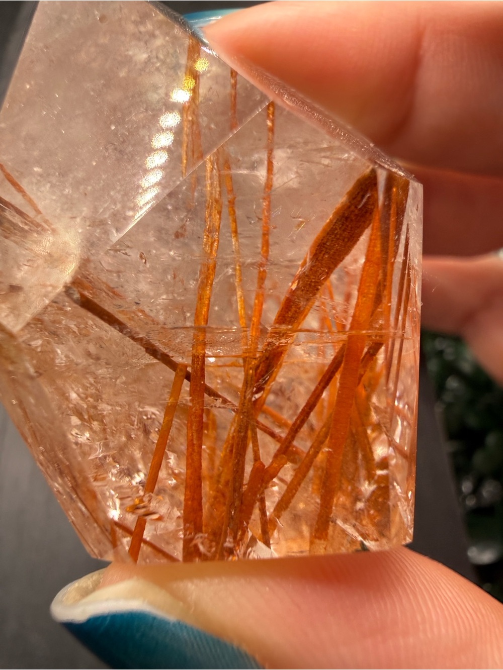 Red Rutilated Quartz Freeform - Picture 10 of 10